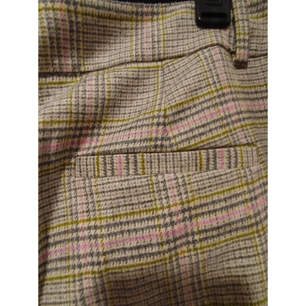 Boden Tan Plaid Kew Wool Blend Trousers Size 22 - Picture 4 of 5